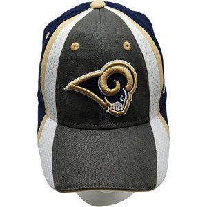 Los Angeles Rams Hat Cap Flex Fit Ball Cap Reebok NFL Football Mens